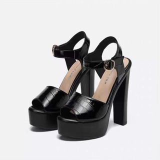 GIÀY SANDAL CAO GÓT VÂN CÁ XẤU 10P sga1 HFD