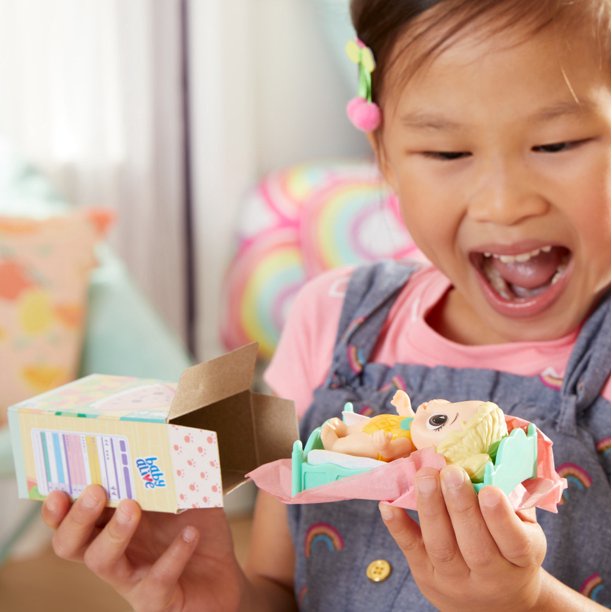 Baby Alive Foodie Cuties, Sun Series 3, Baby Doll Set with 10 Surprises Set 3 Búp Bê Em Bé Kèm 10 Bất Ngờ