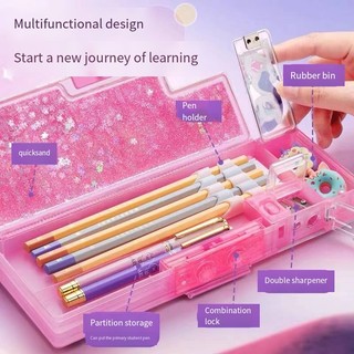 Túi Đựng Bút Đa Năng Sức Chứa Lớn Mẫu Marbaoli / princess / space Sáng Tạo Phù Hợp Cho Học Sinh Tiểu Học Ốp
