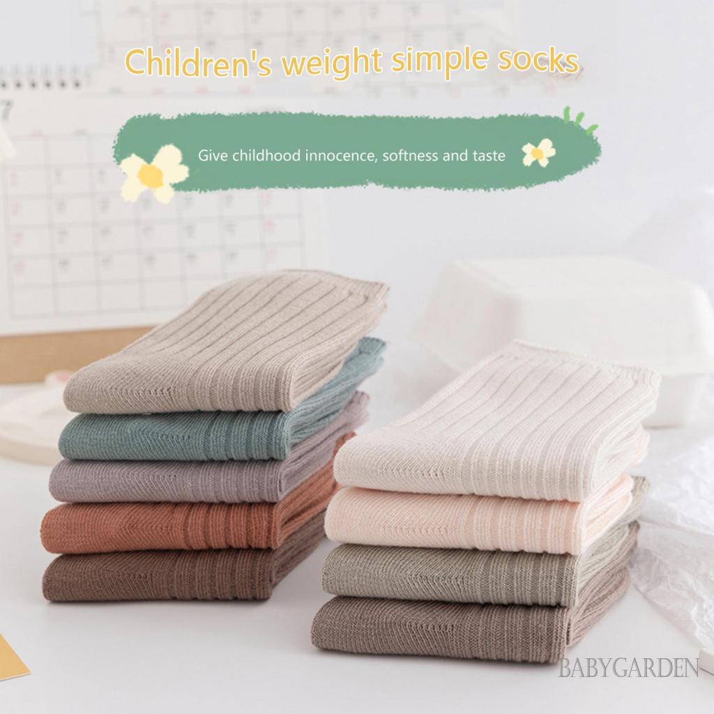 Vớ Em Bé Từ 0-4 Tuổi Cổ Vừa Chống Trượt Màu Sắc Xinh Xắn
