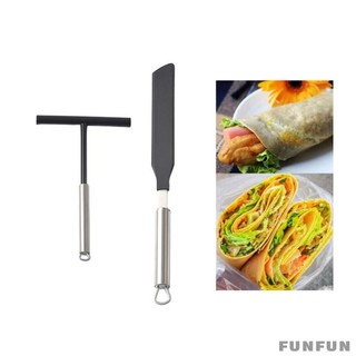 1 [Funfun1] Set 2 Dụng Cụ Làm Bánh Crepe / Pancake / Dụng Cụ Nấu Ăn Nhà Hàng