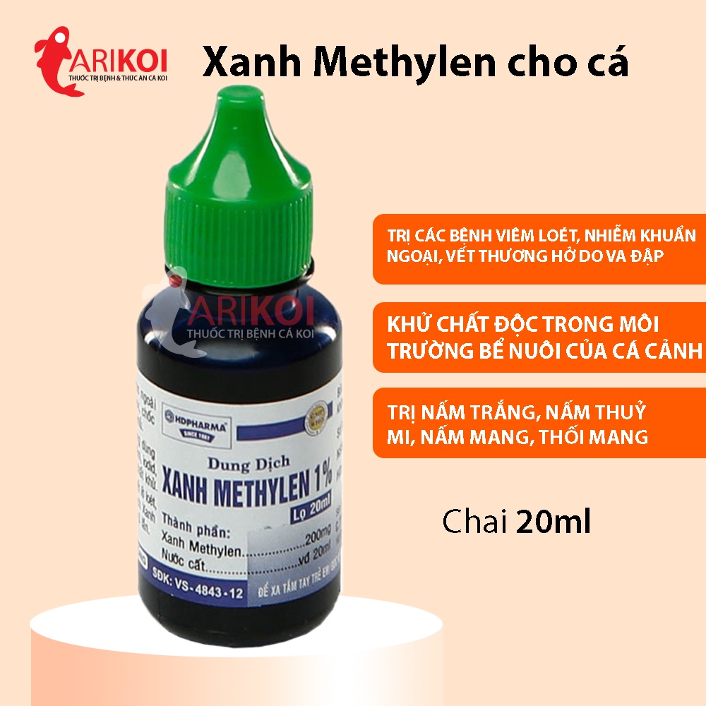 Nhỏ xanh methylen vào bể cá: Cách sử dụng và những lợi ích bất ngờ