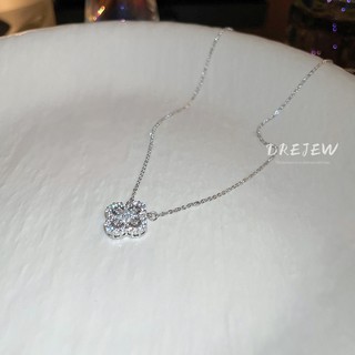 Drejew Hàn Quốc Zircon Hoa Vòng Cổ Niche Thiết Kế ins Phong Cách Xương Đòn Dây Chuyền Ánh Sáng Sang Trọng Cao Cấp Vòng Cổ Nữ Vòng Cổ