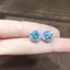 Chính Hãng♥Khuyên Tai Nữ Đính Đá Moissanite PT950 Thời Trang