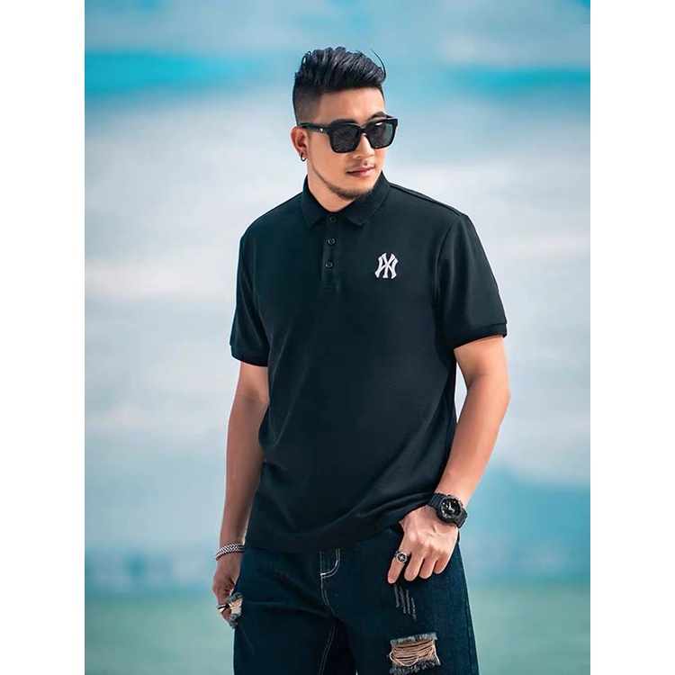 áo Polo Nam Bigsize, logo chứ YW,Chất liệu cao cấp, form cá sấu, chống nhăn, bền màu, trẻ trung