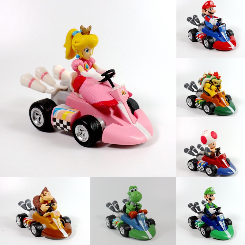 Mô Hình Sưu Tầm Princess Peach Mario Kart Tượng PVC Chi Tiết Cao, Đồ Chơi Trang Trí Cho Game Thủ