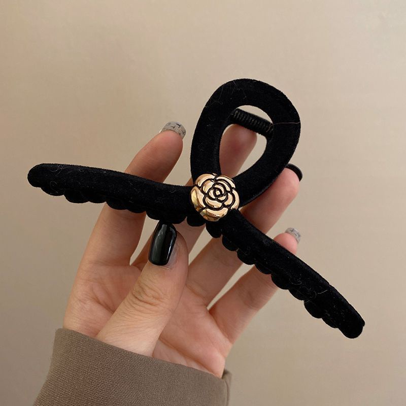 Kẹp Tóc Hình Cá Mập Màu Đen Phong Cách Vintage