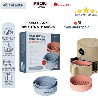 Khay Silicone Dành Cho Nồi Chiên Không Dầu 3.5L và lò vi sóng PROKI, Phụ Kiện Lò Nướng Nồi Chiên Không Khí Đa Năng