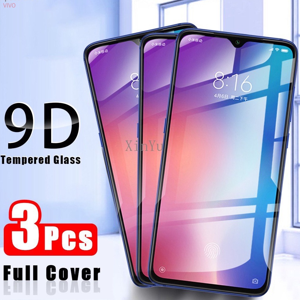 Set 3 Kính Cường Lực 9D Vivo 1817 1818 1820 1907 1901 1902 1903 1904 ...