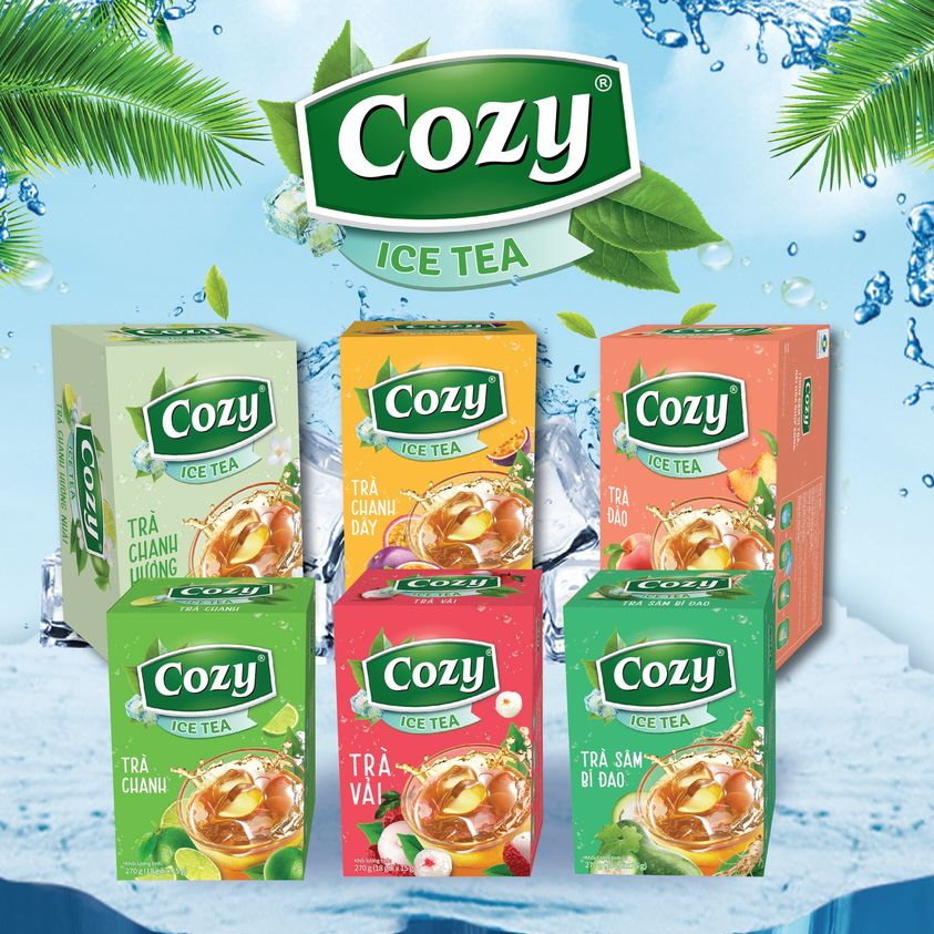 Trà hòa tan Cozy các vị hộp 240g (16 gói x 15gr) Shopee Việt Nam