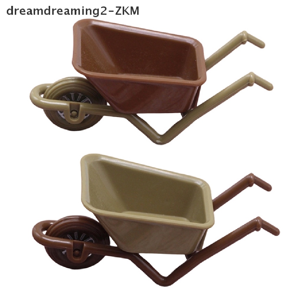 [dreamdreaming] 1Pc 1: 12 Nhà Búp Bê Xe Đẩy Xe Kéo Công Cụ Trang Trại Mô Hình Trang Trí Nội Thất Sân Vườn [zkm]