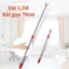 Cây inox phơi quần áo, cây lấy đồ trên cao dài 150m, có thể thu gọn