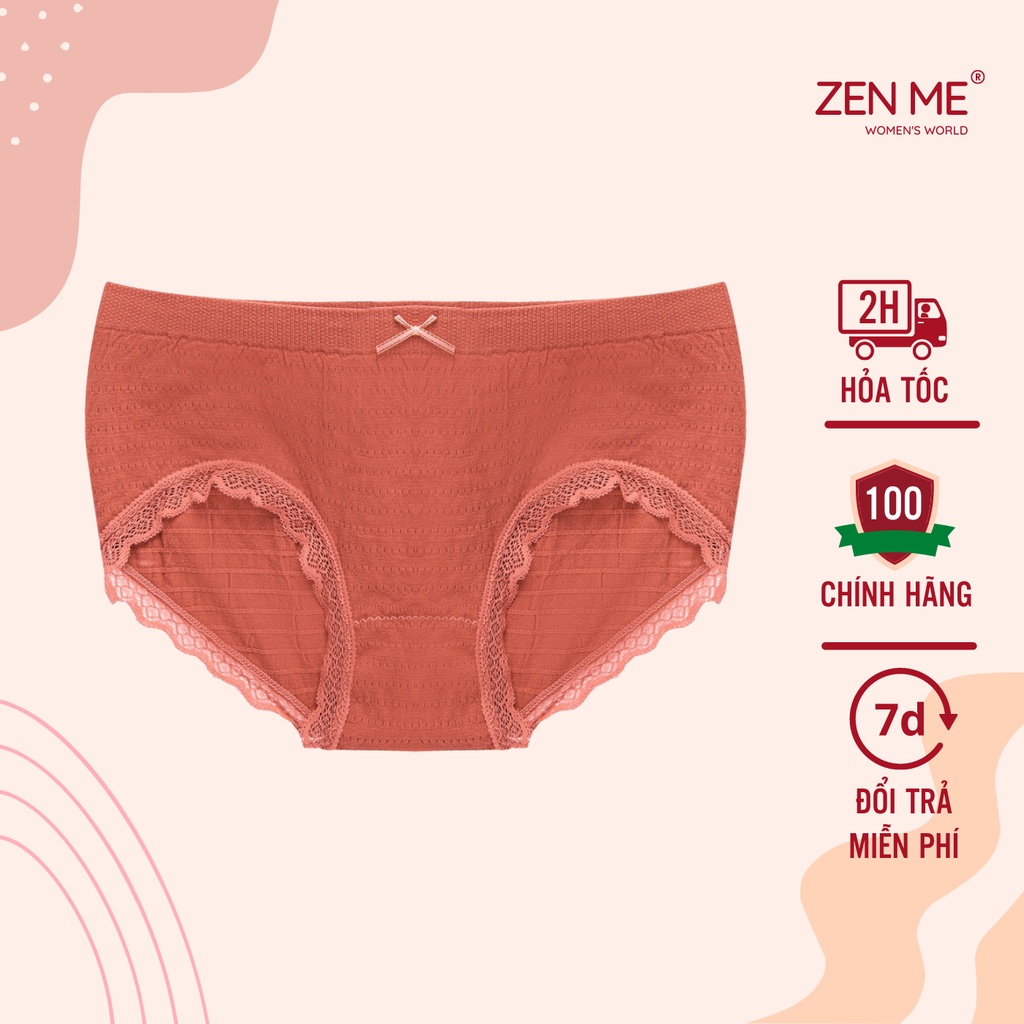 Quần Lót Nữ Zen Me Chất Liệu Tăm Kháng Khuẩn Thông Hơi Nhẹ Nhàng Ôm Vòng Eo Gọn Gàng