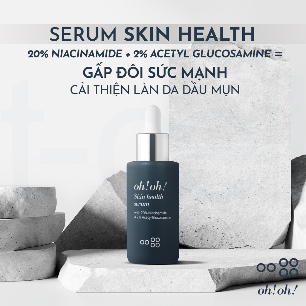 Serum Oh! Oh! Skin Health Niacinamide 20% sáng da