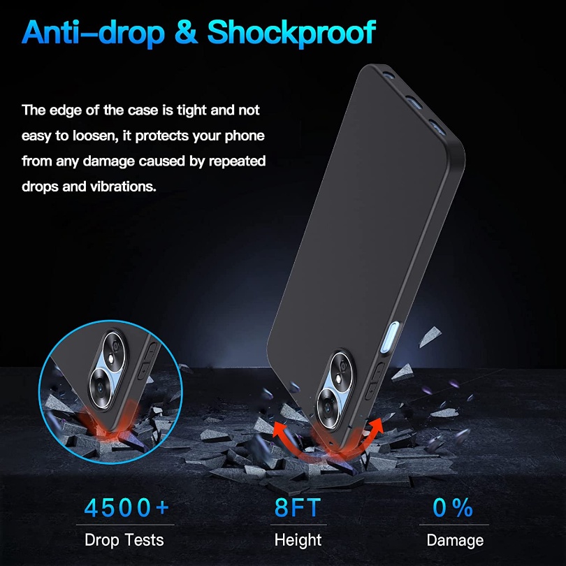 Ốp Điện Thoại Silicon Mềm Nhám Bảo Vệ Toàn Diện Cho OPPO Reno 8T 5G 9 8 Pro A97 A78 A58 A58x A77 A77S A57 2022
