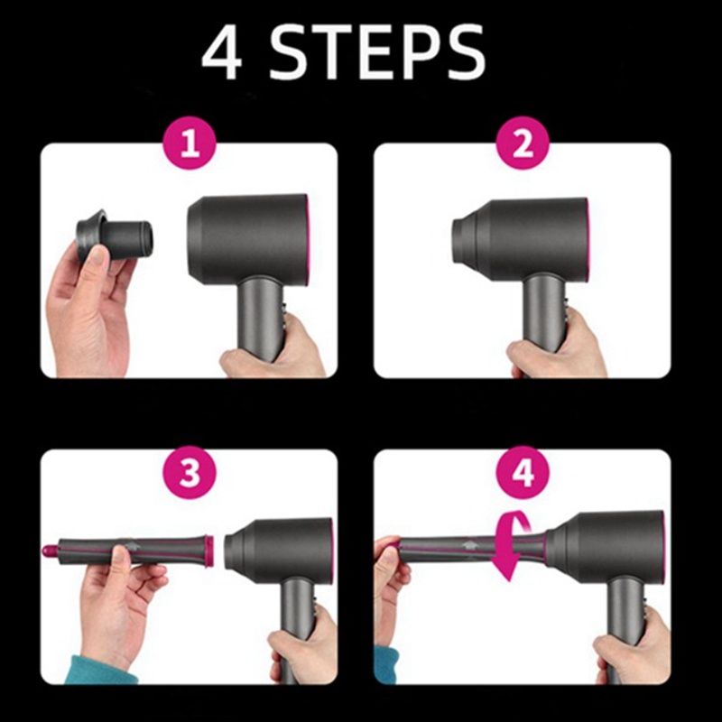 Máy Sấy Tóc Thùng Dài Đính Kèm Tự Động Uốn Cho Dyson Airwrap Dài Curl Thùng Máy Sấy Tóc Air Styler Dụng Cụ