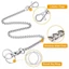 COO Pocket Chain có móc khóa cho quần Thắt lưng Jeans Biker Skull Wallet Chain Cool