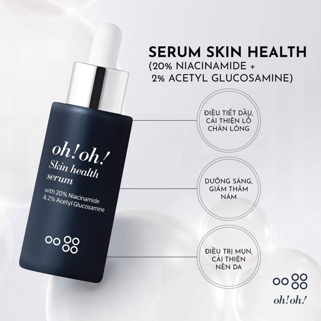 Serum Oh! Oh! Skin Health Niacinamide 20% sáng da