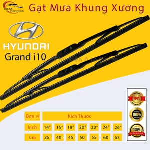 Cần gạt mưa khung xương, chổi gạt mưa xe Hyundai I10 , gạt kính xe oto, thanh gạt nước mưa gạt mưa