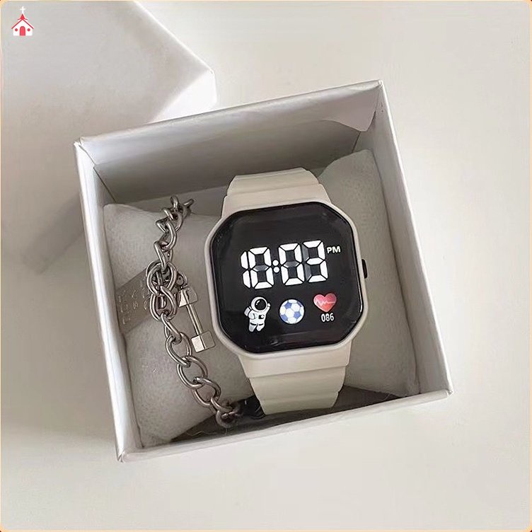 Đồng hồ đeo tay phi hành gia Led nam và nữ, cảm giác mịn màng thời trang cá tính