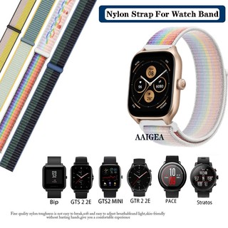 Vòng đeo tay Nylon 20mm 22mm 83 màu cho Amazfit GTS 4 3 2 mini / GTR GTR2 GTR3 GTR4 / Bip 3 Pro 5 6 / PACE / Stratos