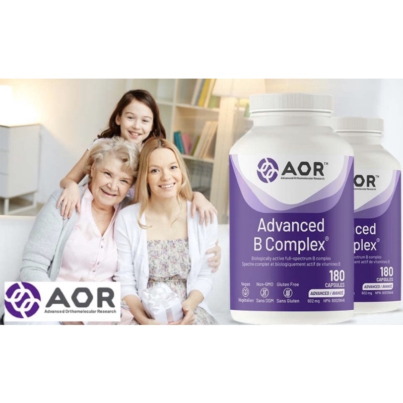 VIÊN UỐNG BỔ SUNG ADVANCED B COMPLEX CAO CẤP 180 VIÊN AOR CANADA ...