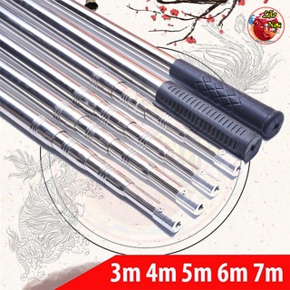 Cán vợt cá, cán gắn móc cỏ, Xào cào lục bình Inox đầu ren trong 8ly dài ...
