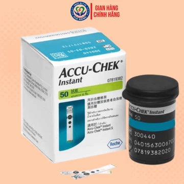Que thử đường huyết cho máy Accu Check Instant - Hộp 25 Que - Hộp 50 Que