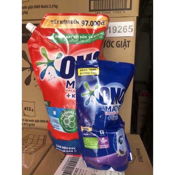 Túi Nước Giặt OMO matic 3.6kg
