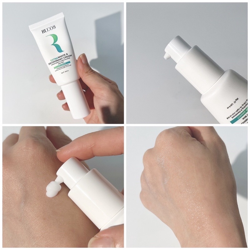 Kem Giảm Thâm Extra White & Rucos Kem Trắng Nách Dưỡng Sáng Da Giảm Thâm Vùng Nách khử mùi Hôi 35g