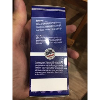 InstaSkincare thanh Niacinamide dành cho Mặt 10% với Kẽm 1% Vitamin B3 Huyết thanh làm sáng da mặt cho Kem th