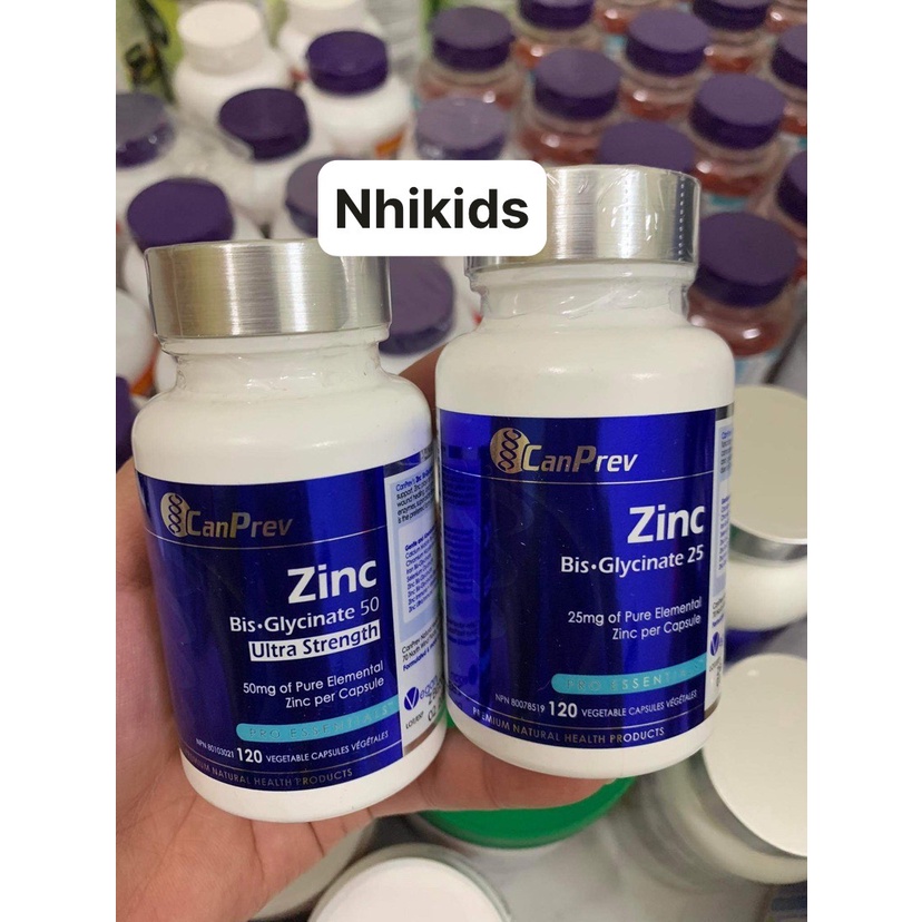 Viên uống Zinc Bis Glycinate 25 Zinc25; ZinC BisGlycinate 50 Ultra