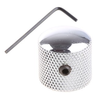 Charmantcc1 Núm Nút Âm Lượng Vòm Núm Cho Đàn Guitar Bass FD TL Kim Loại Chrome