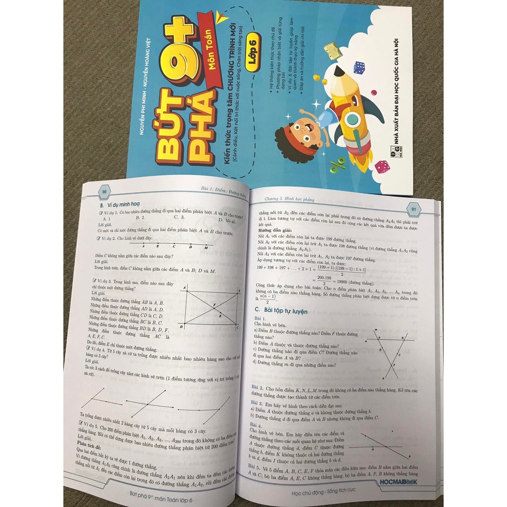 Ảnh Sách Bứt phá 9+ lớp 6 môn Toán (Theo chương trình SGK mới). Bí kíp giúp con đạt toàn điểm 9,10 trên lớp 4