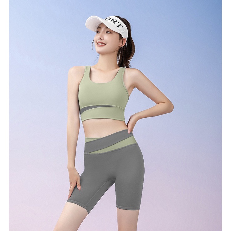 Quần Áo Tập Gym,Yoga Body Tôn Dáng Cao Cấp,Có Mút Ngực,Co Giãn 4 Chiều GB306