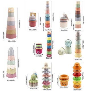 Cốc xếp chồng WEAVELYF Tháp xếp chồng chất lượng cao Quà tặng nóng Khối xây dựng