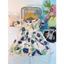 combo 3 váy cho bé gái chất đũi lụa hàn quốc siêu đẹp cho bé gái 6-16kg, váy cộc tay bé gái đũi lụa
