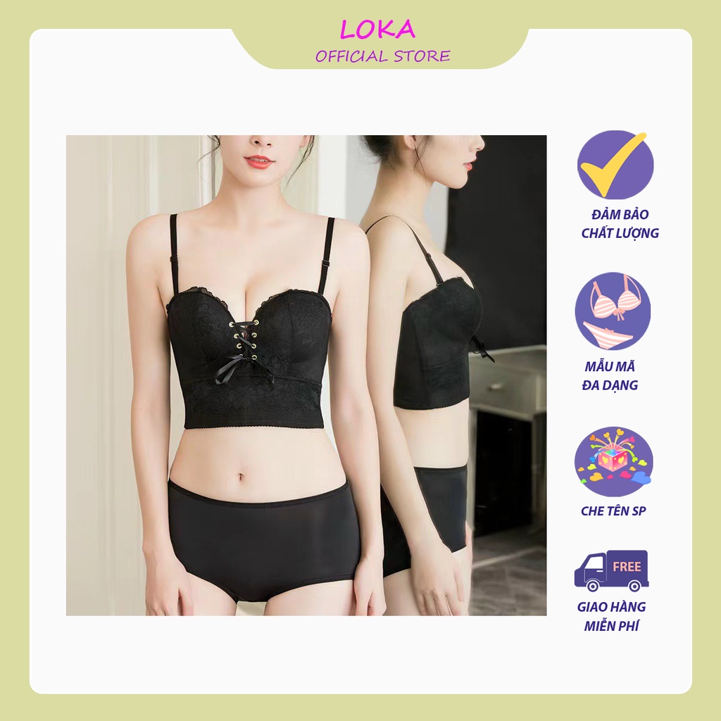 [AN08] Áo ngực không dây, áo cúp ngực định hình rút dây tạo khe, đệm bàn tay nâng ngực | BigBuy360 - bigbuy360.vn