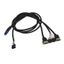Yoo Cáp Máy Tính PC Cho Ốp Lưng PCB Mặt Trước USB3 0 + USB2 0 Cổng Vô Tuyến Mic Bo Mạch Chủ Kết Nối I O Ban Bên Trong