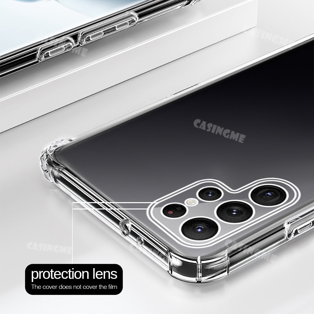 Ốp lưng trong suốt túi khí Samsung S26 Ultra 2025 cho Samsung Galaxy S26Ultra S26 26S SamsungS26Ultra S 26 S25 Plus + Ốp điện thoại chống sốc silicon siêu 5G Ốp lưng trong suốt trong suốt