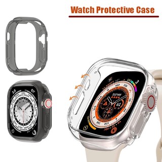 Ốp TPU MềM Trong SuốT BảO Vệ Cho ĐồNg Hồ Apple Watch Ultra 49mm iWatch Series 8 41mm 45mm