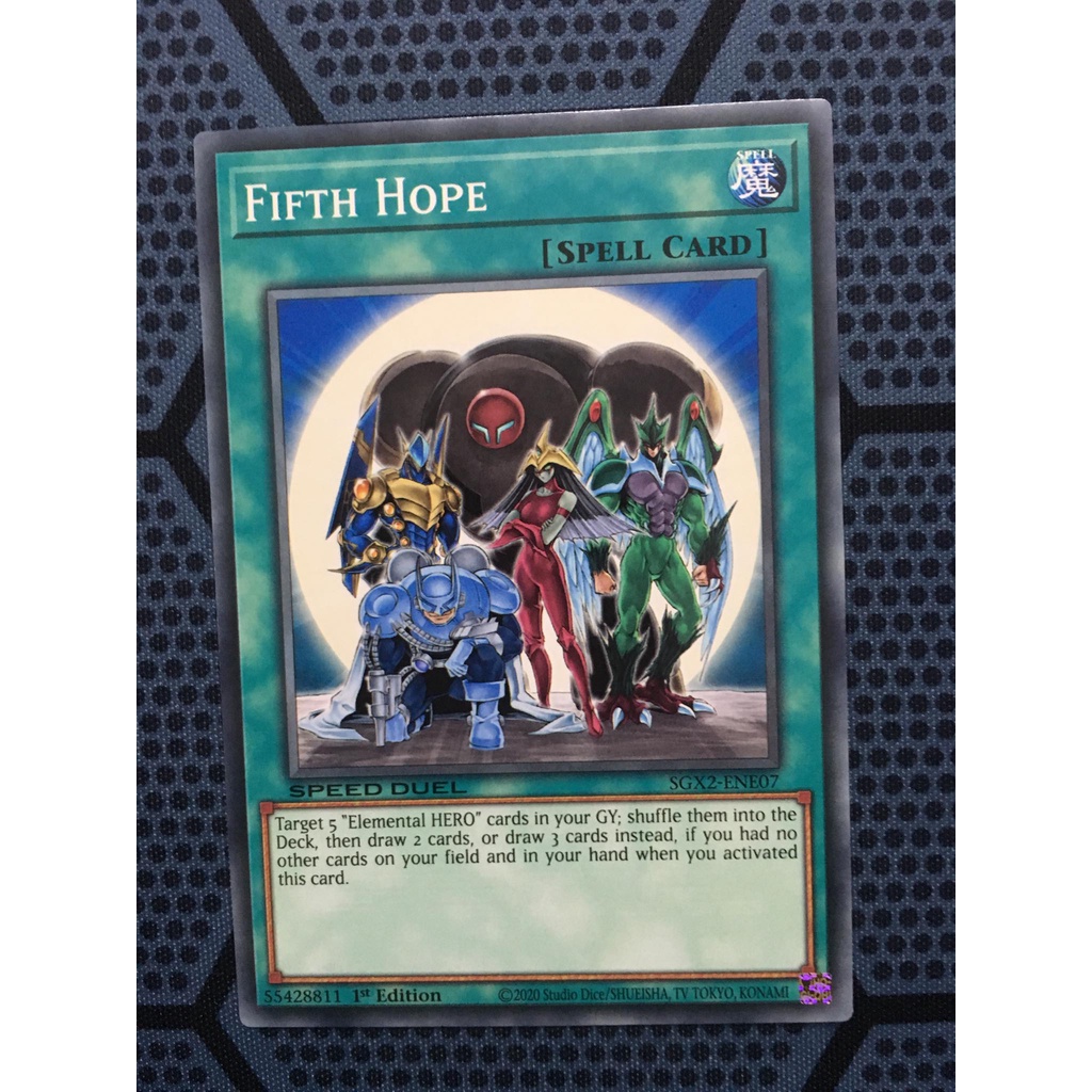 Th bi yugioh speed duel - Fifth Hope - SGX2-ENE07 - Common 1st Edition |  Shopee Vit Nam