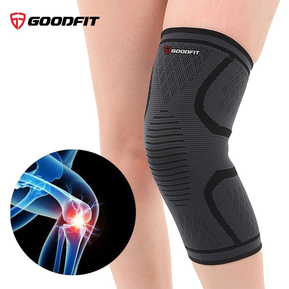 Bó gối thể thao Goodfit GF518K, bó gối chân FUWIN bảo vệ đầu gối chân khi vận động, chơi thể thao (giá 1 đôi)