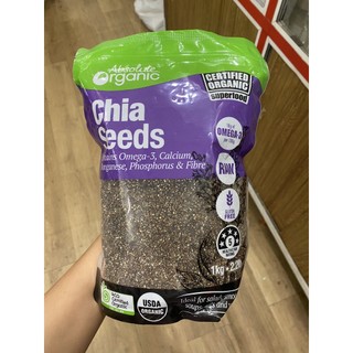 Hạt Chia Tím Úc Organic 1kg ( Date Mới 2024 )