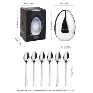 Bộ 6 Muỗng Khuấy Cà Phê Nhỏ Xinh Tiện Dụng