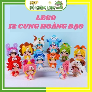 Mô Hình Lắp Ráp Mini 12 Cung Hoàng Đạo 3D Cute Cho Bé Đồ Chơi Xếp Hình - BỐ KHỦNG LONG