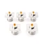 Btsg 5 Chiếc UHF SO239 Nữ Mặt bích Bảng Khung gầm Gắn Bộ chuyển đổi Đầu nối thẳng