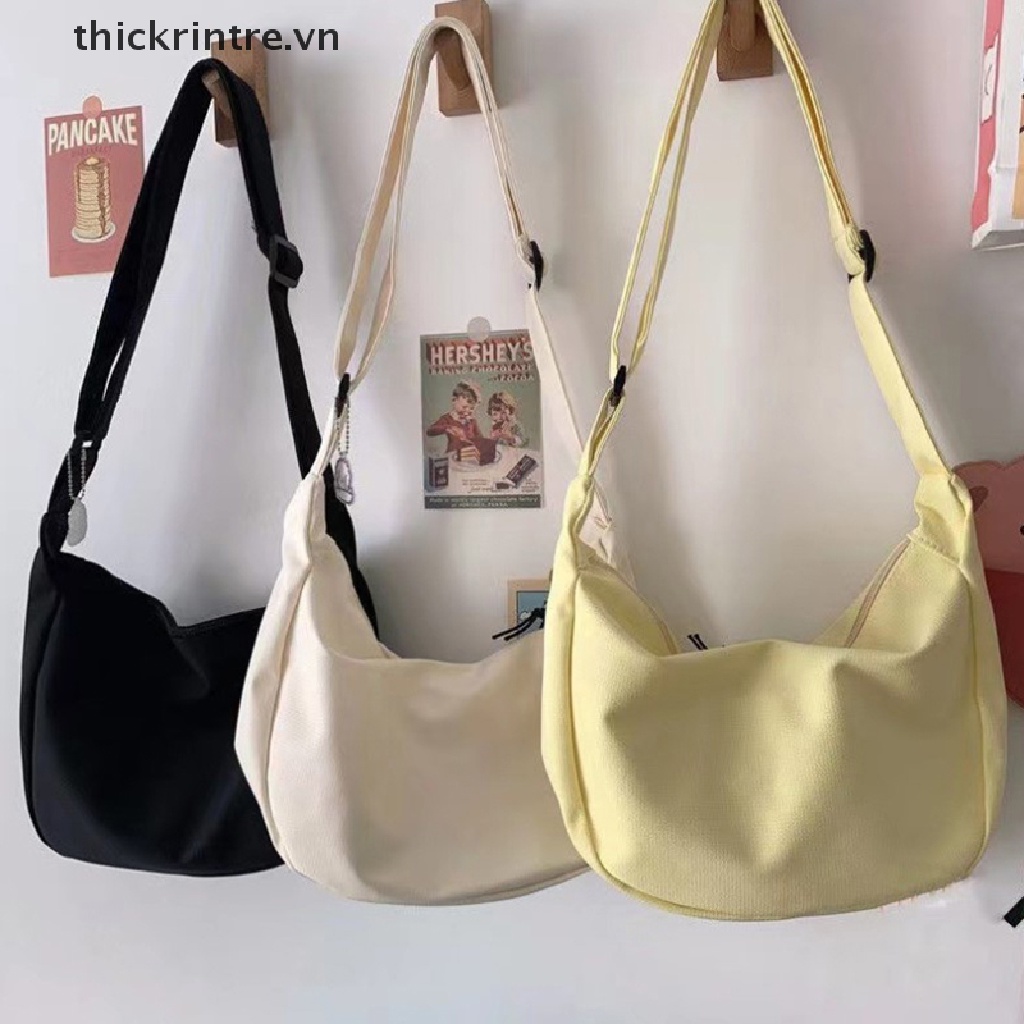 Túi Xách Canvas Sức Chứa Lớn Phong Cách Harajuku Nhật Bản Dễ Thương Cho Nữ y2k