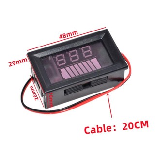 Máy đo dung lượng pin Lithium ALMA1 Máy đo điện áp hiển thị kỹ thuật số chuyên nghiệp 12V 24V 36V 48V 60V 72V