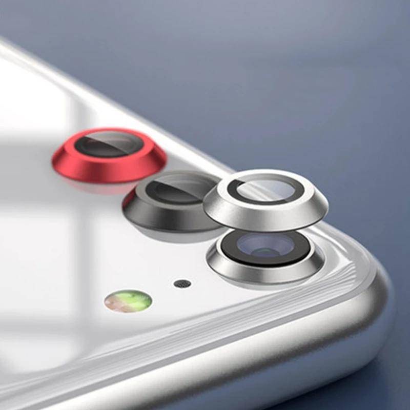 Bảo Vệ Ống Kính Máy Ảnh Cho iPhone 7 8 Kim Loại Camer Vòng Bảo Vệ Trên Cho iPhone SE 2020 2022 SE3 Nắp Bảo Vệ